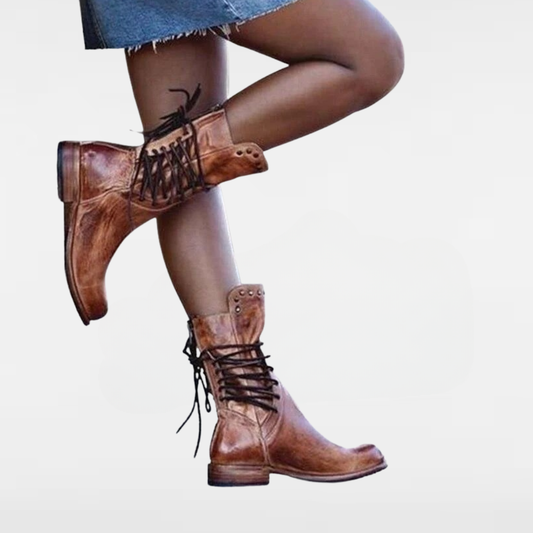 Teresa | Rustic Vintage Lether Boots