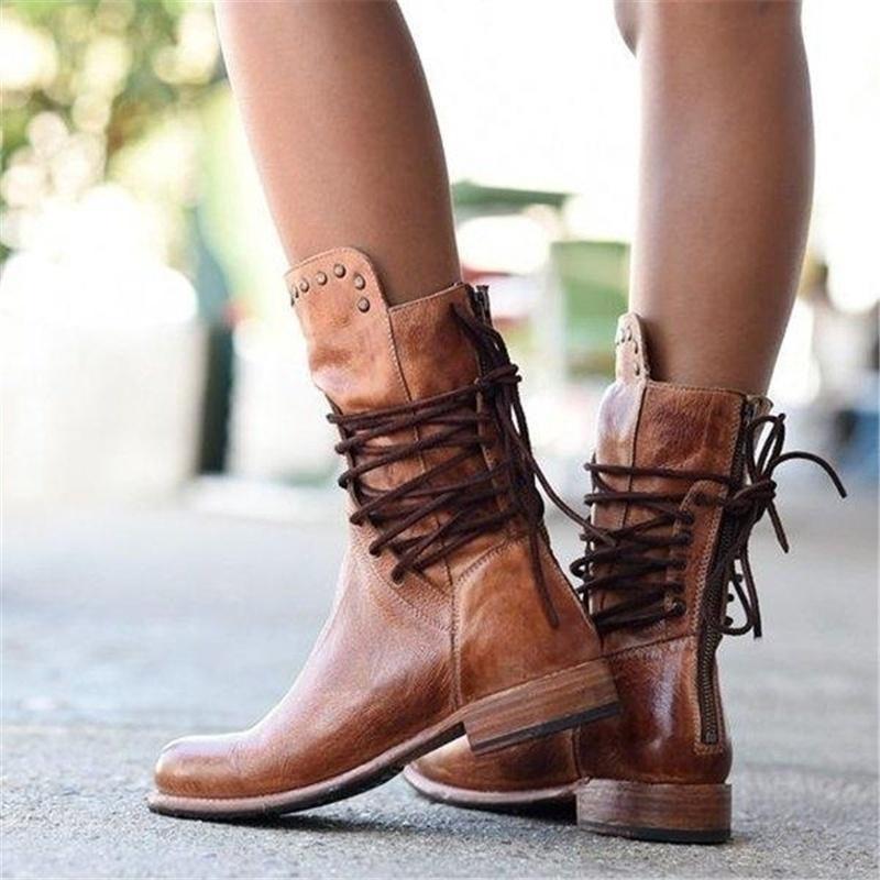 Teresa | Rustic Vintage Lether Boots