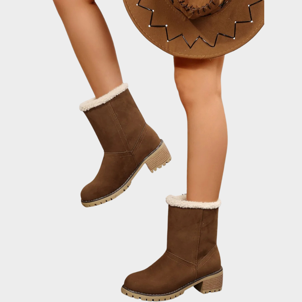 Hannah | Mid-Heel Winter Boots