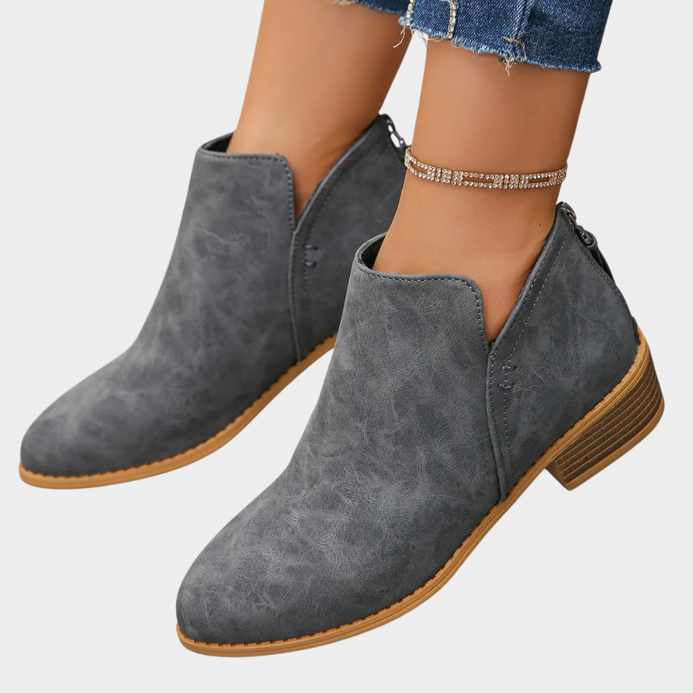 Kyla | Low Heel Ankle Boots
