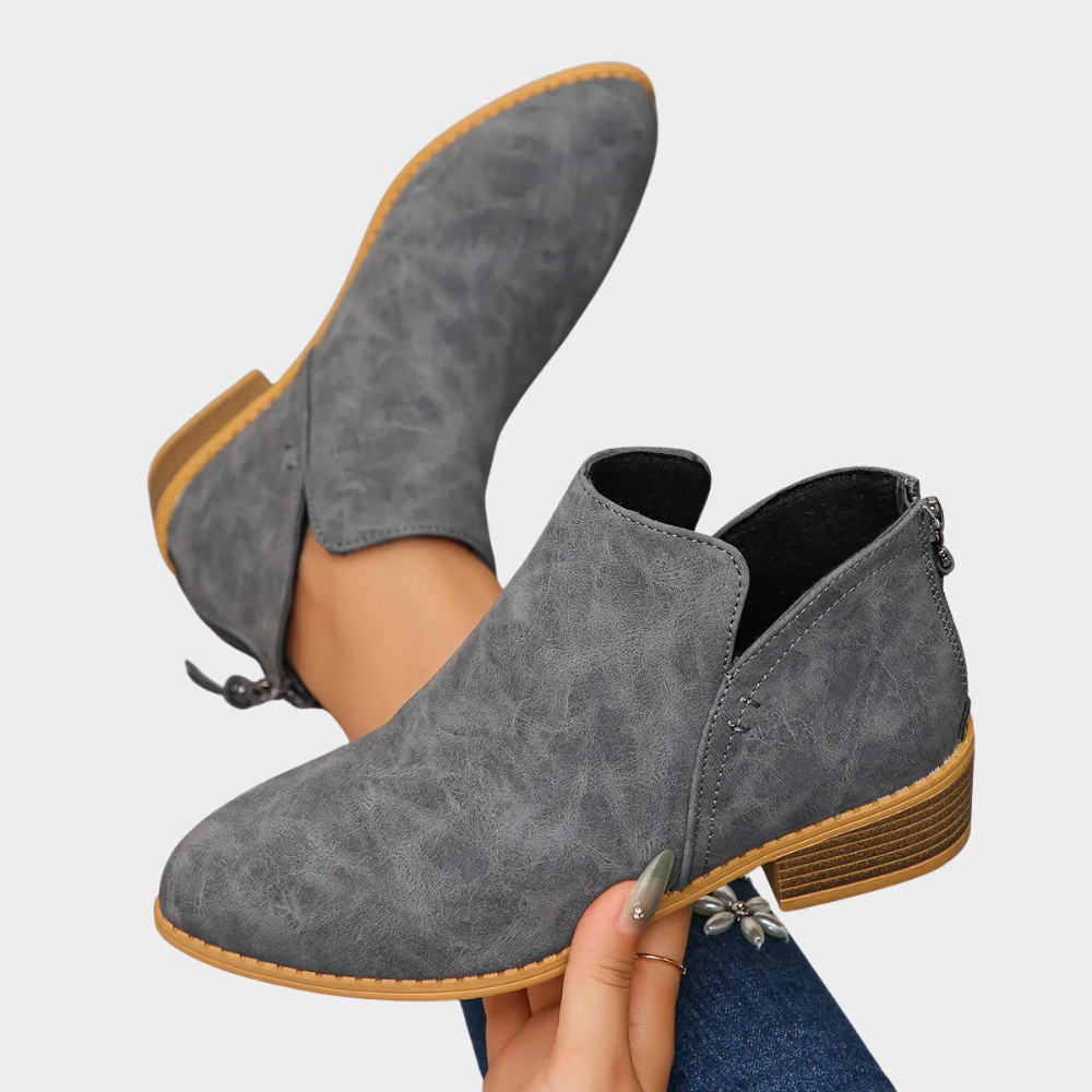 Kyla | Low Heel Ankle Boots