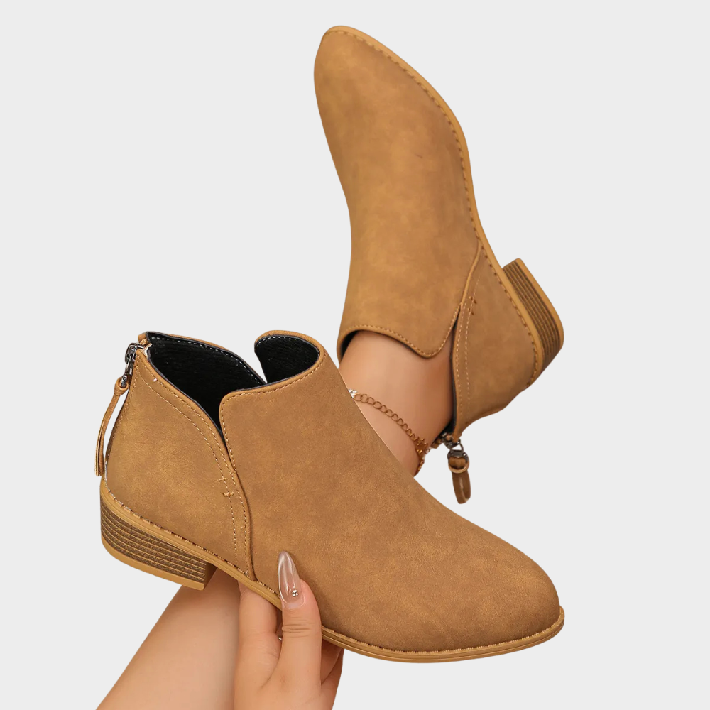 Kyla | Low Heel Ankle Boots