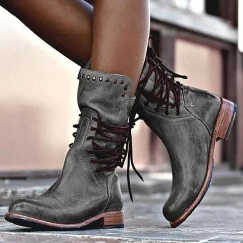 Teresa | Rustic Vintage Lether Boots