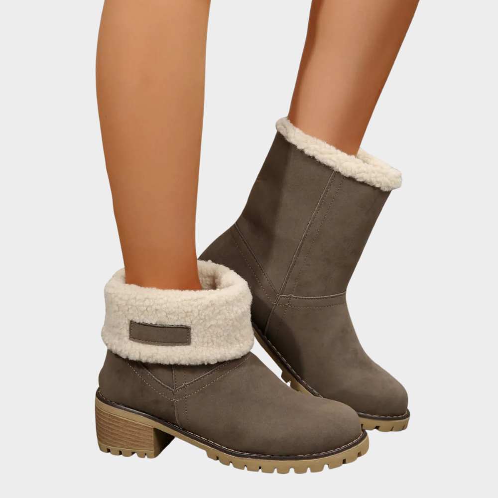 Hannah | Mid-Heel Winter Boots