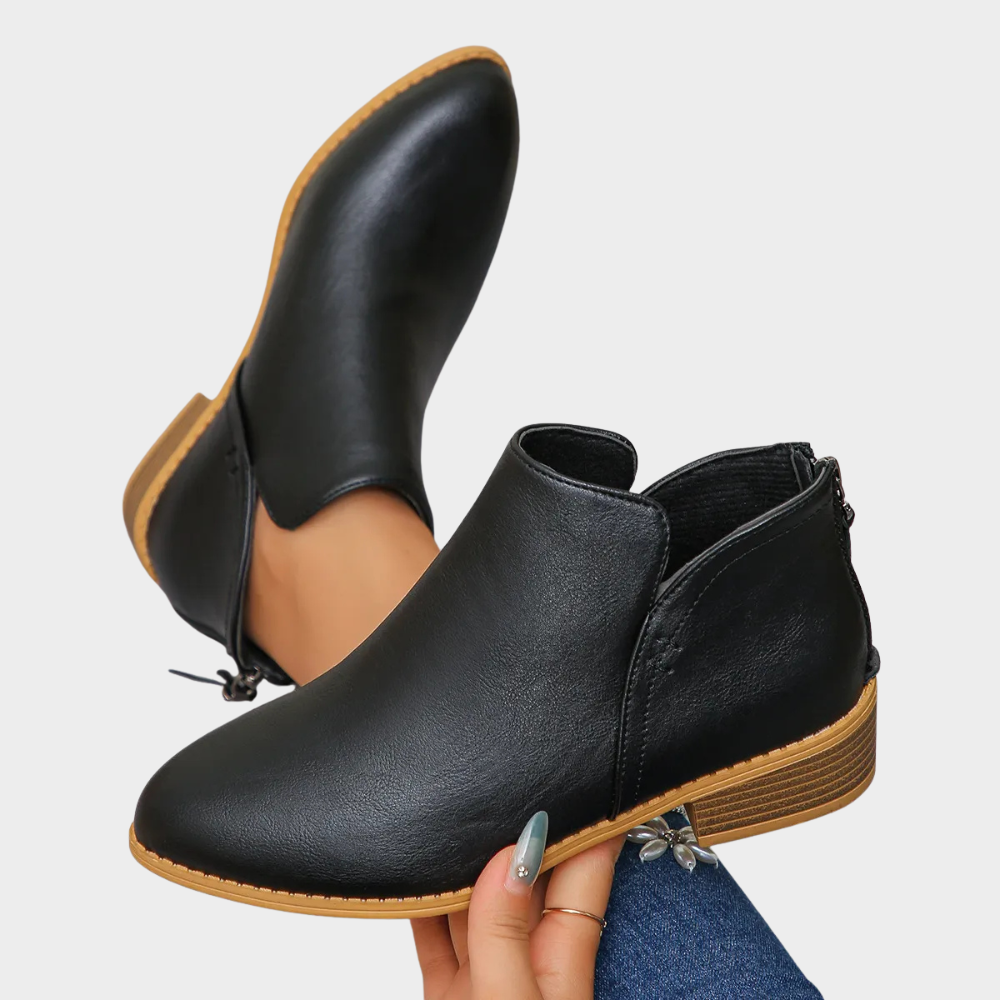 Kyla | Low Heel Ankle Boots