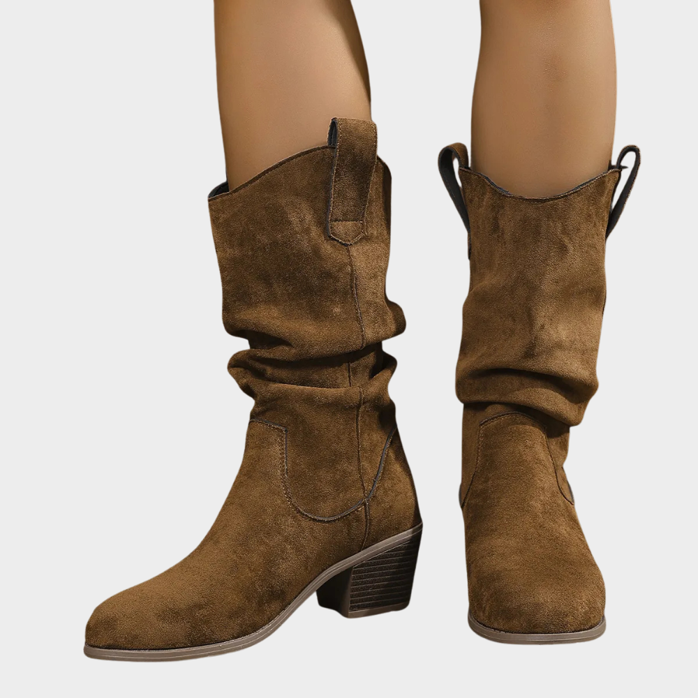 Tara | Mid-Heel Cowboy Boots