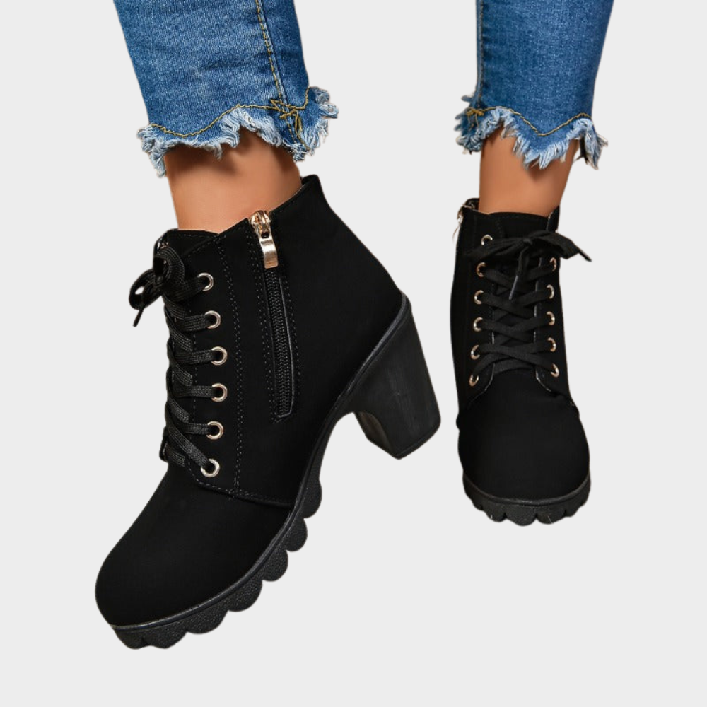 Sadie | Block Heel Ankle Boots