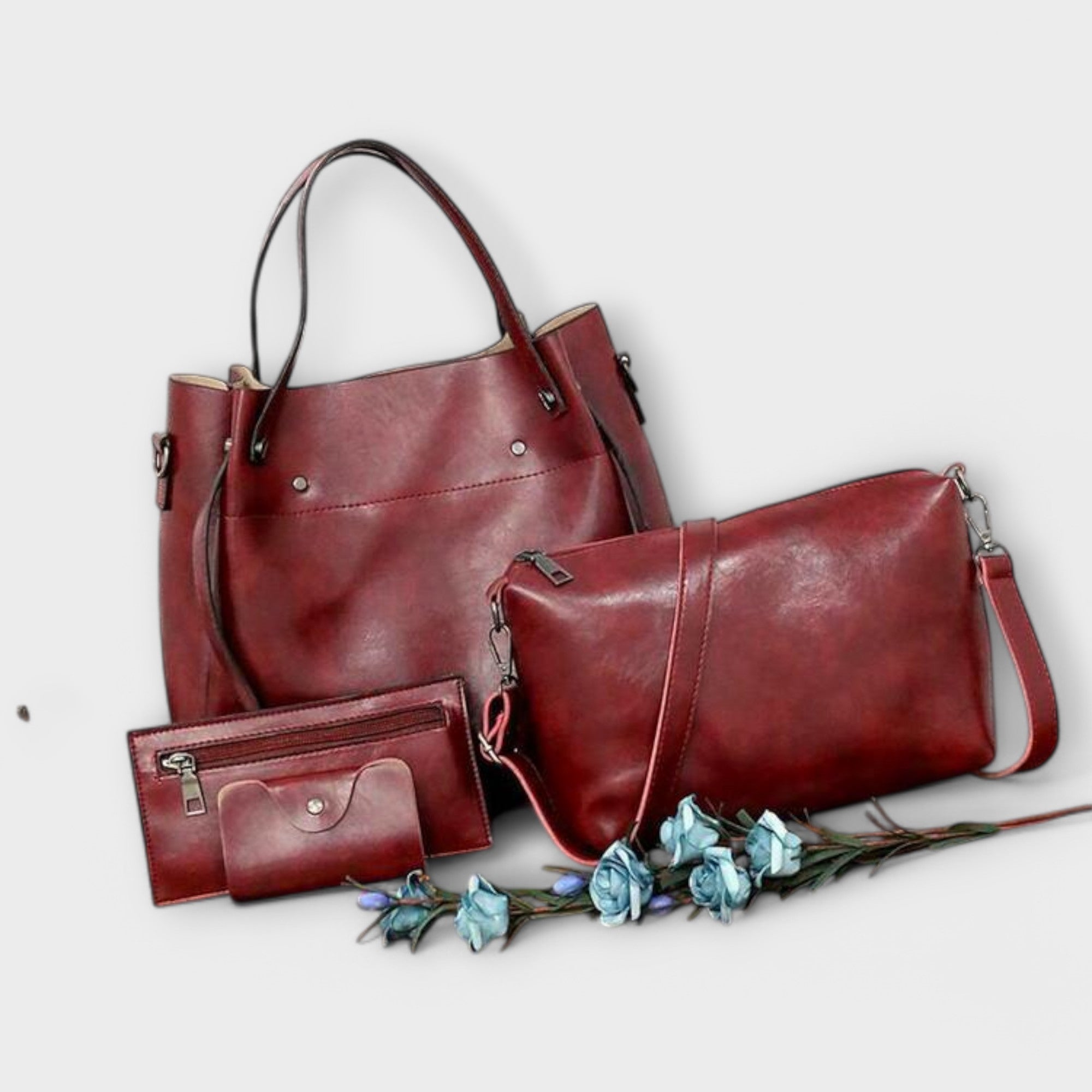 Mabel | 4-piece vintage handbag set