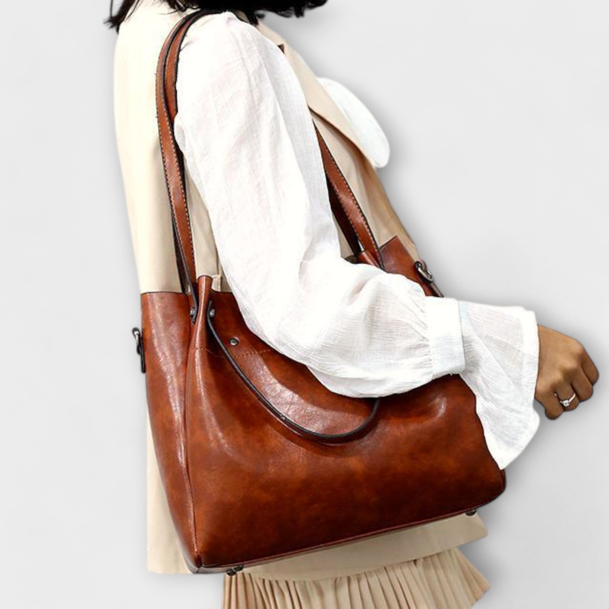 Mabel | 4-piece vintage handbag set