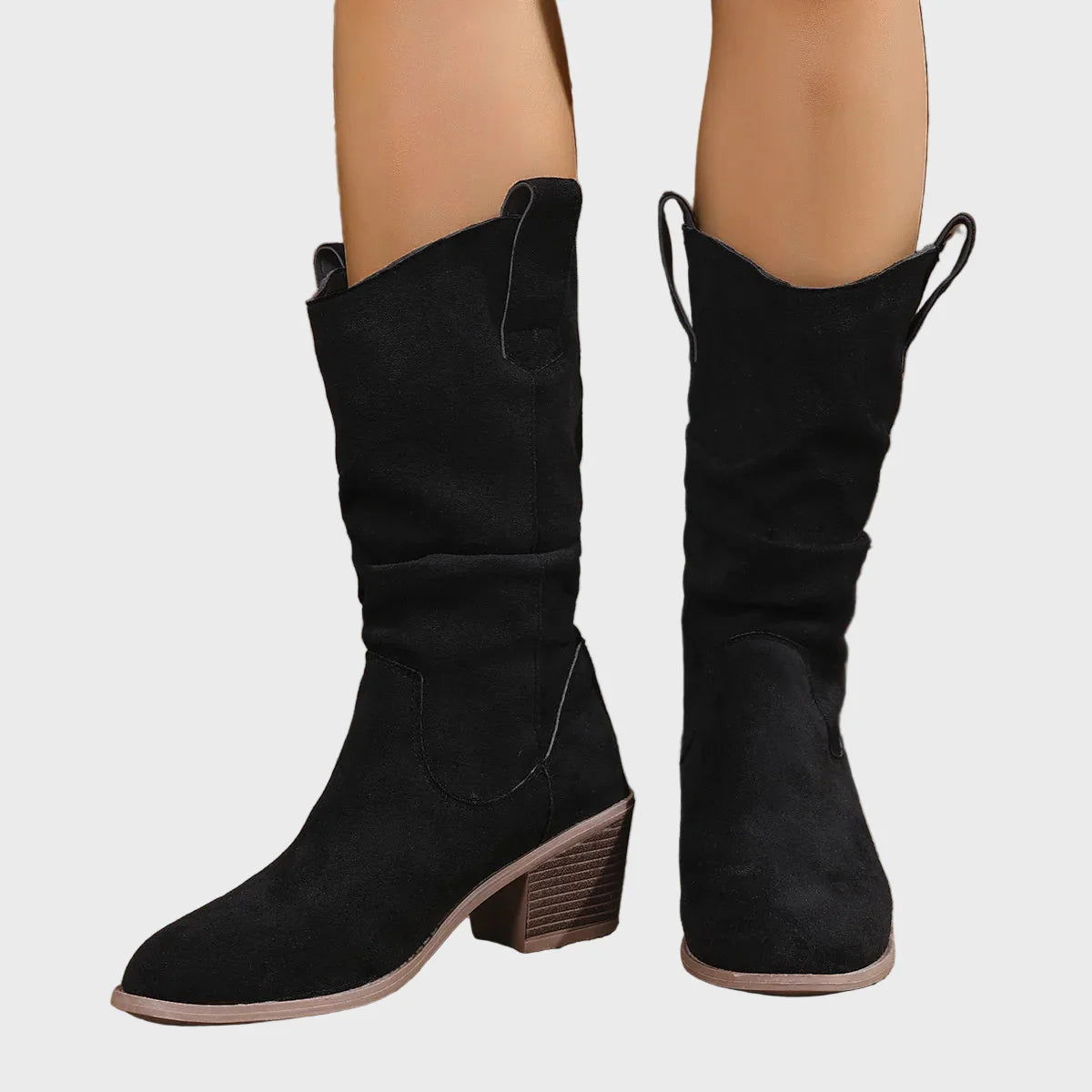 Tara | Mid-Heel Cowboy Boots