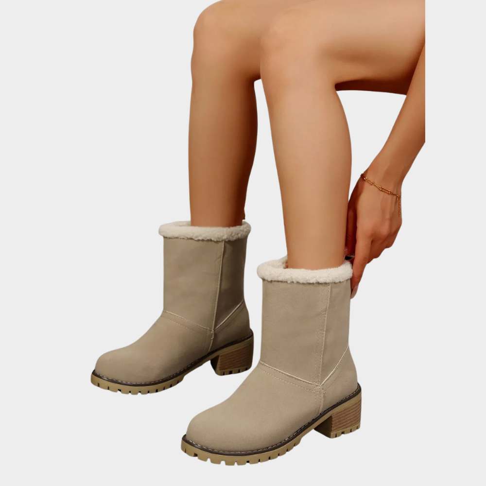 Hannah | Mid-Heel Winter Boots