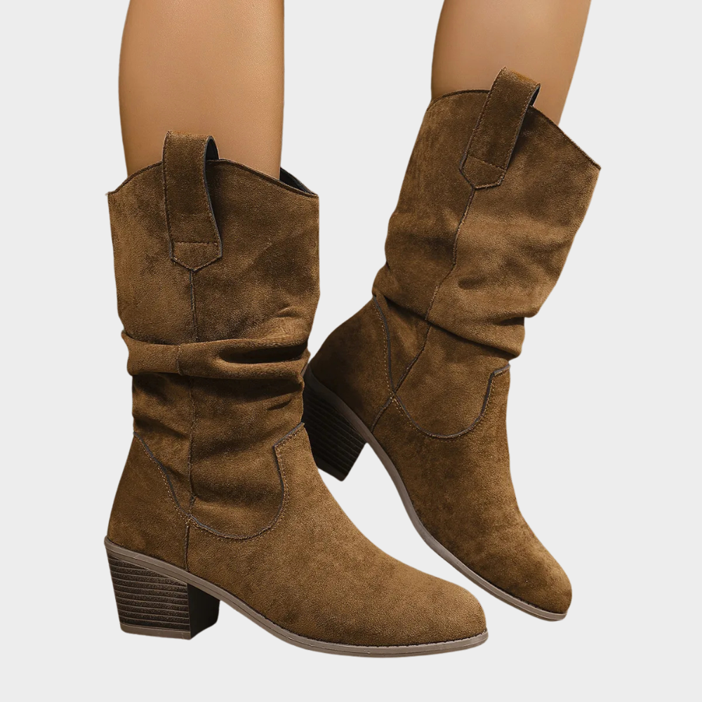 Tara | Mid-Heel Cowboy Boots