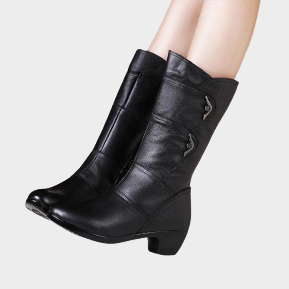 Kelly | Zip-Up Ankle Boots