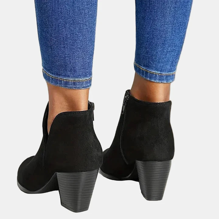 Lois | Block Heel Ankle Boots