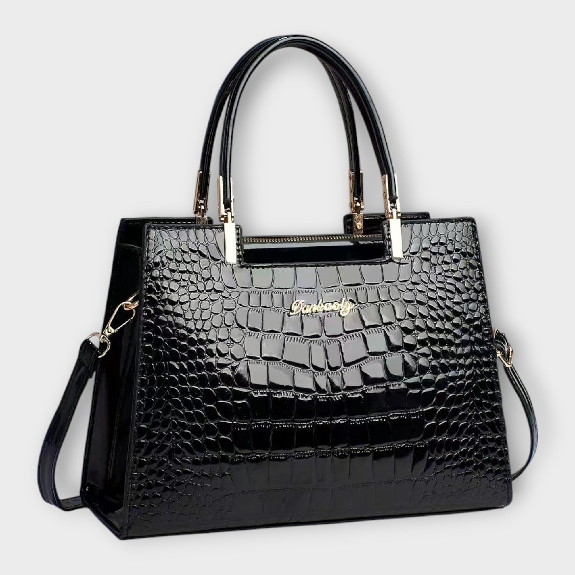 Evonne | Elegant Glossy Handbag