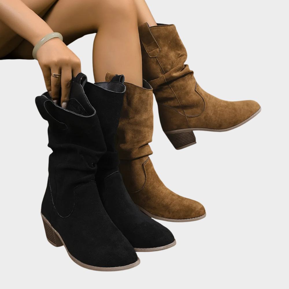 Tara | Mid-Heel Cowboy Boots