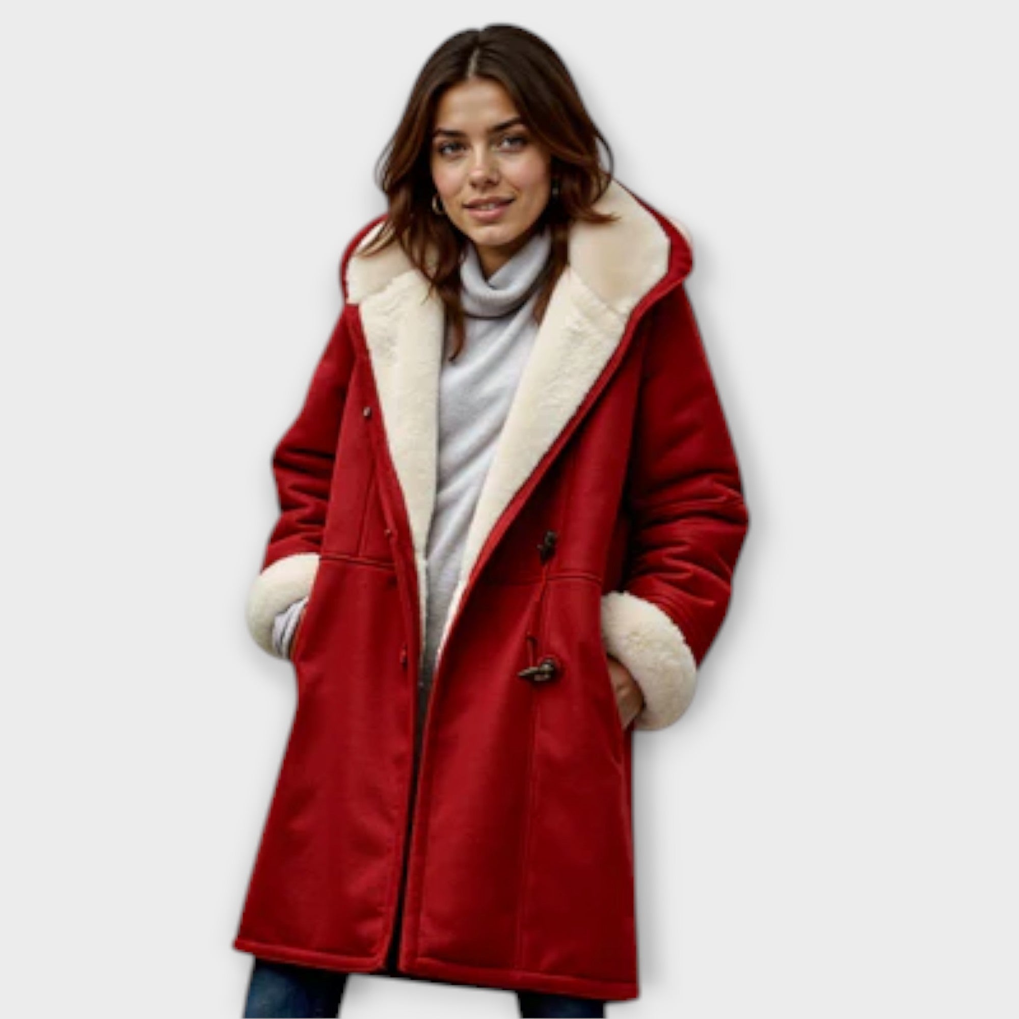 Olivia | Cosy Fur Lined Coat