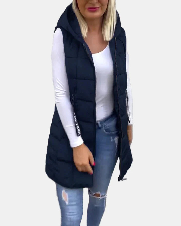Solene | Sleeveless Padded Coat