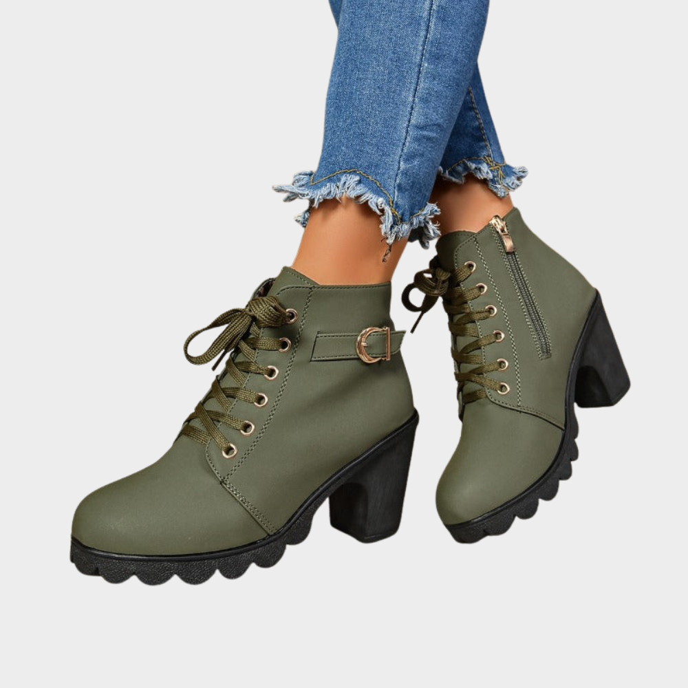 Sadie | Block Heel Ankle Boots