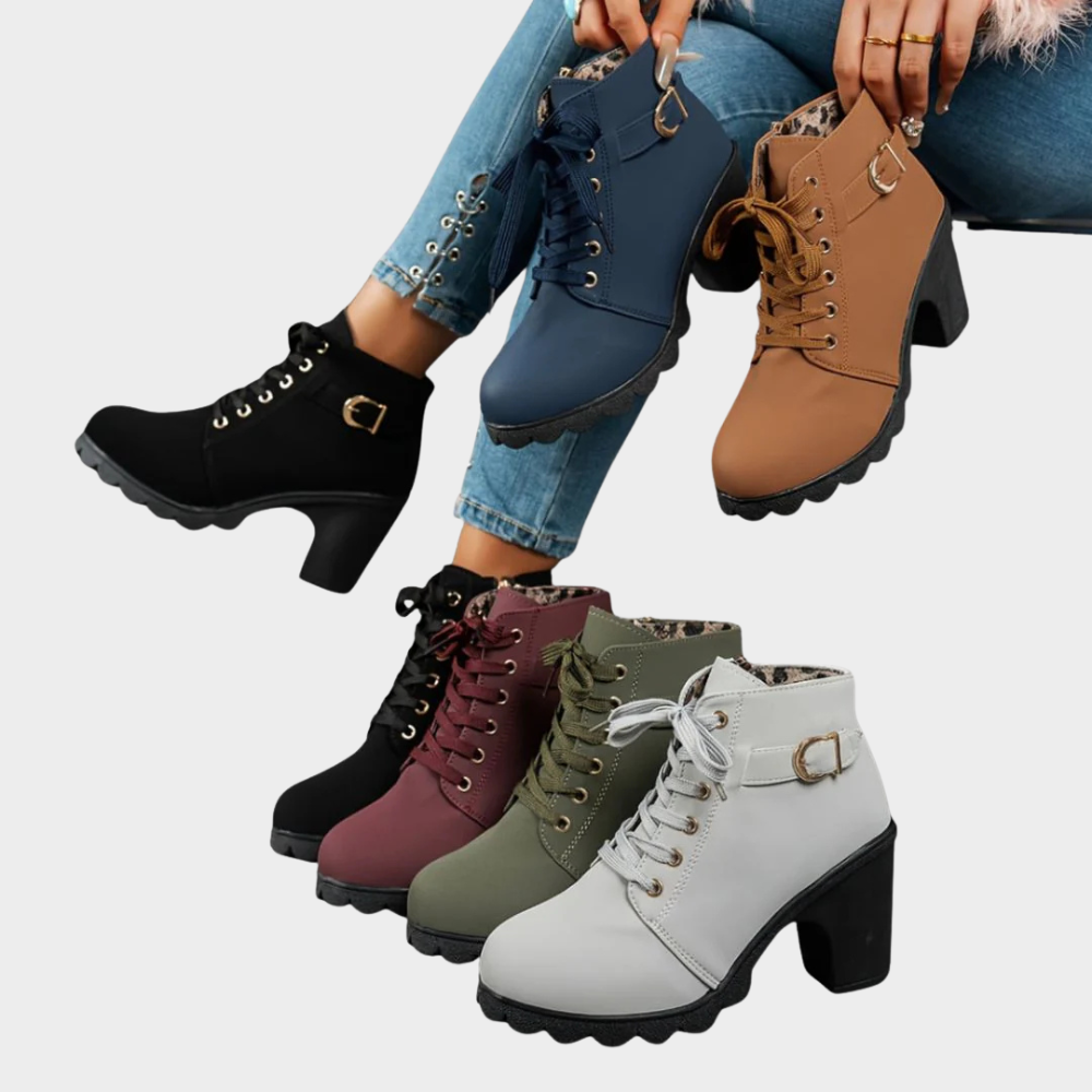 Jessica | Casual Heeled Ankle Boots