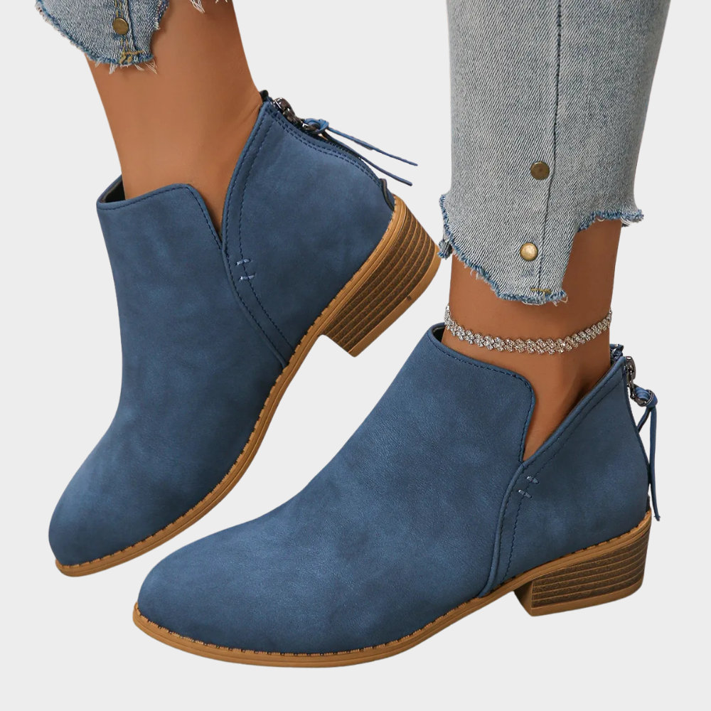Kyla | Low Heel Ankle Boots