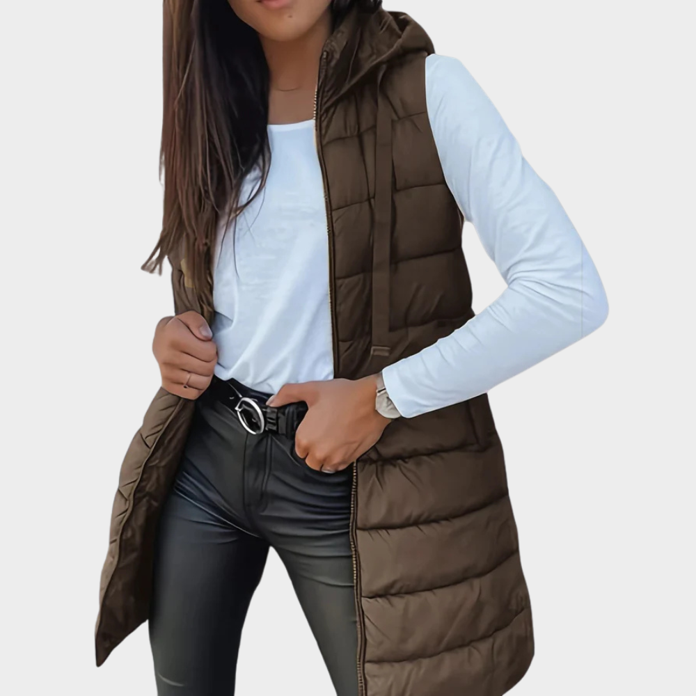 Zephyrine | Chic Sleeveless Puffer Vest