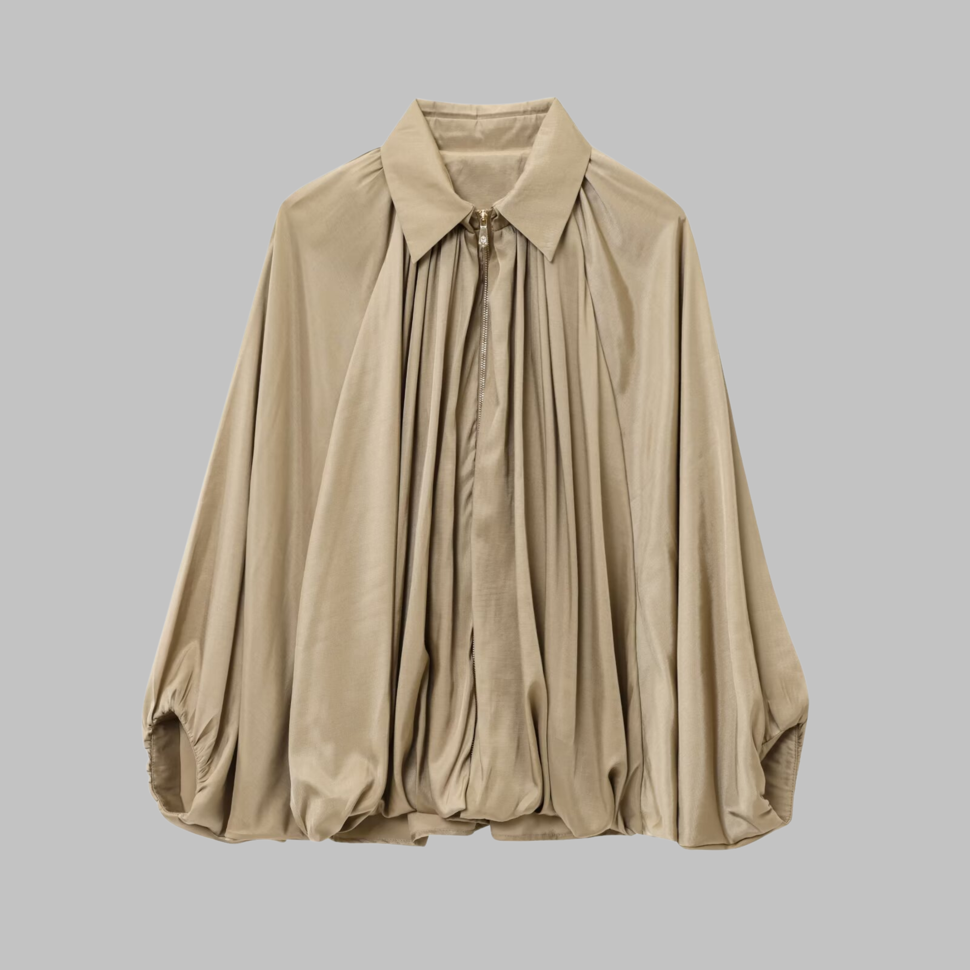 Zelinda | Classic Puffed Bomber Jacket