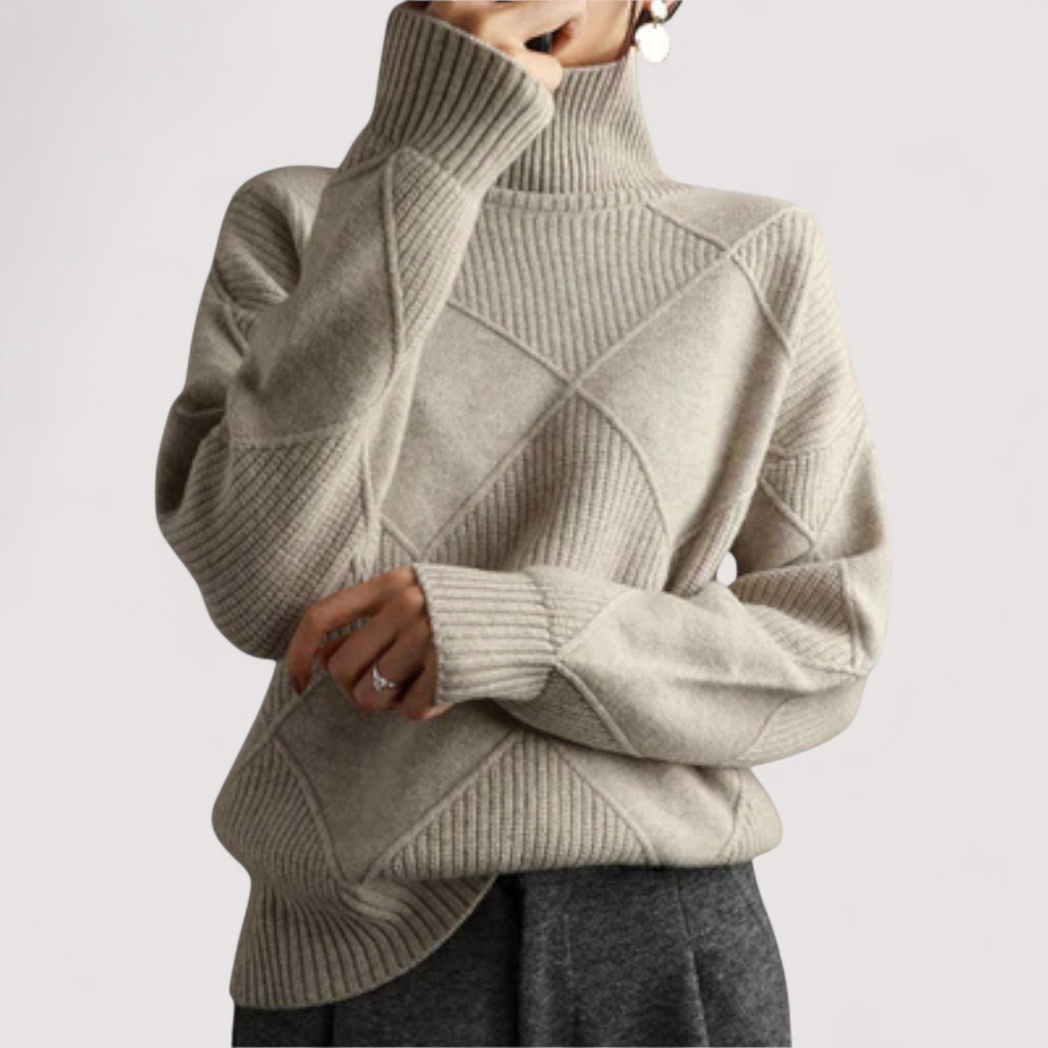 Eveline | Cosy High-Neck Jumper