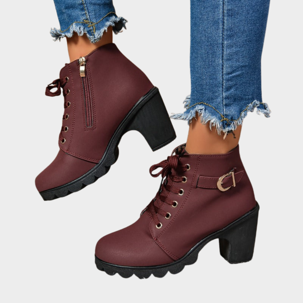 Sadie | Block Heel Ankle Boots