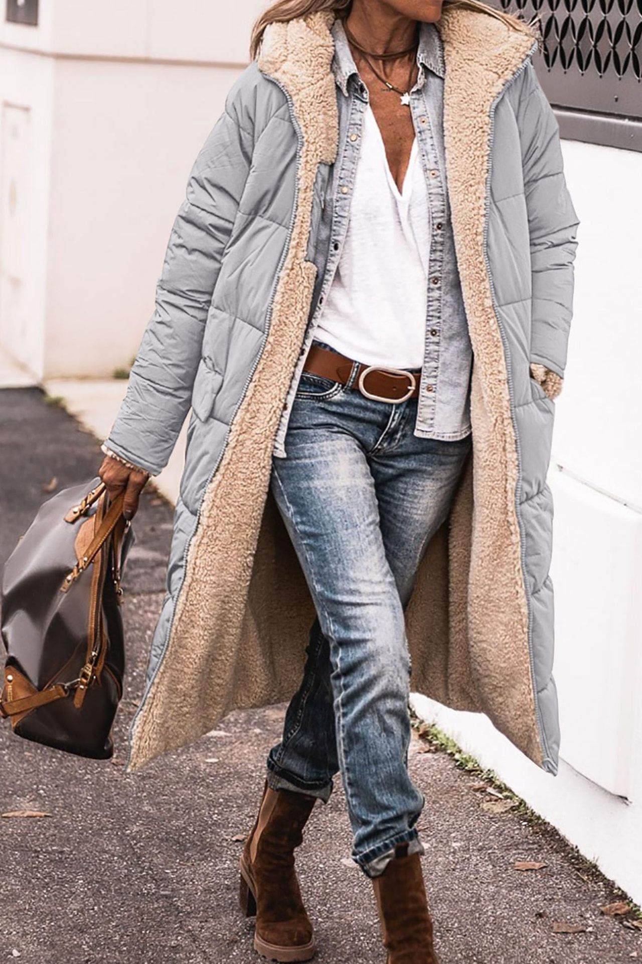 Maud | Premium Reversible Sherpa Jacket