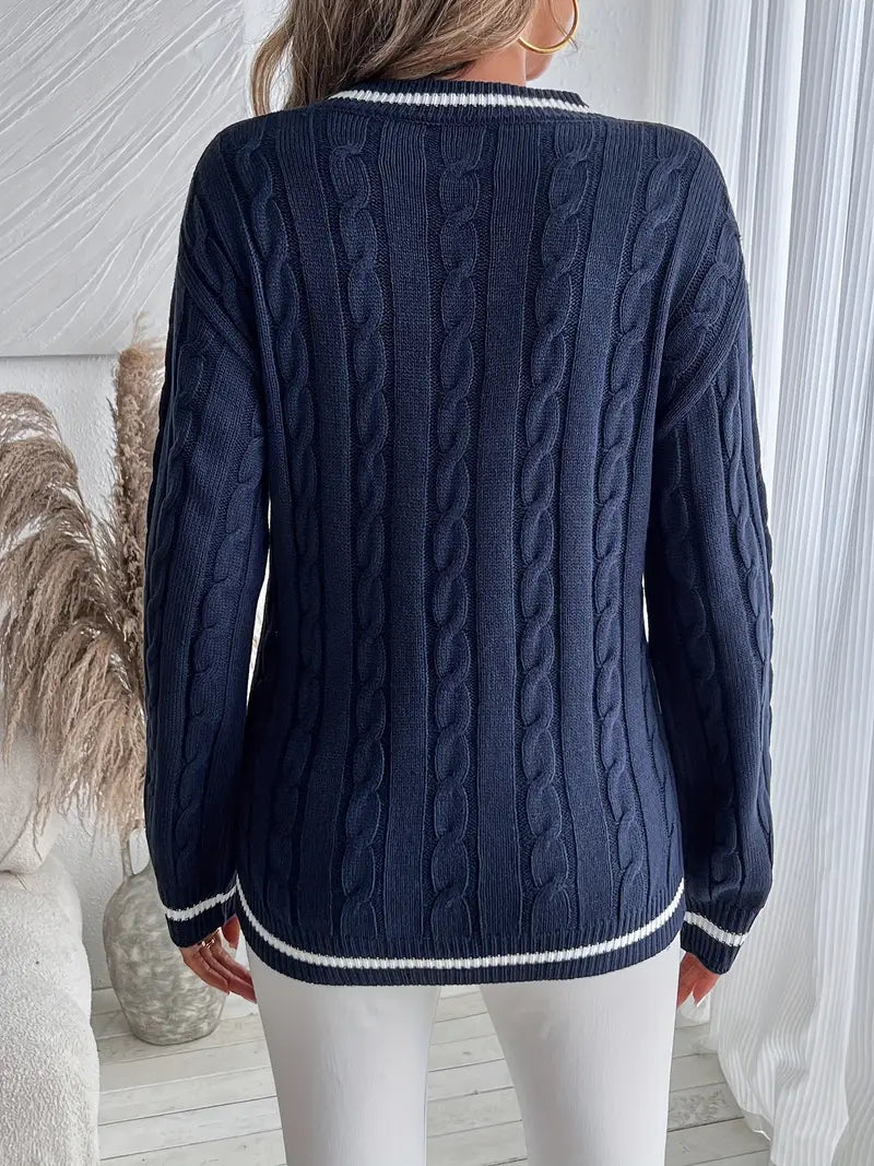 Amelia | Stylish and Comfortable V-Neck Jumper
