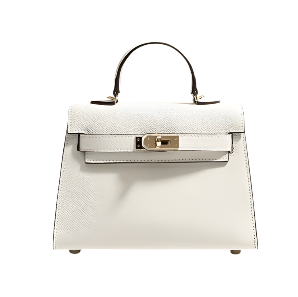 Elise | Leather Bag with Gold Hardware