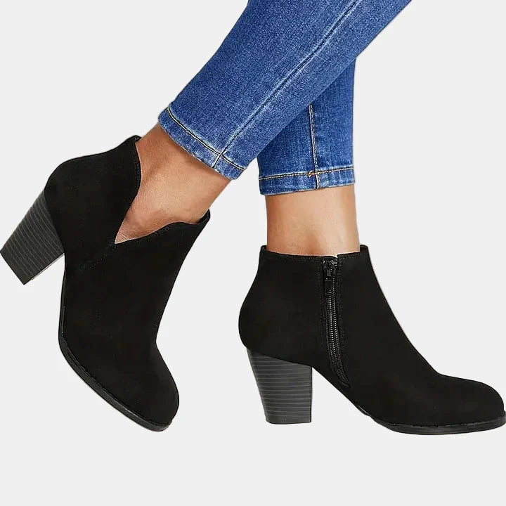 Lois | Block Heel Ankle Boots