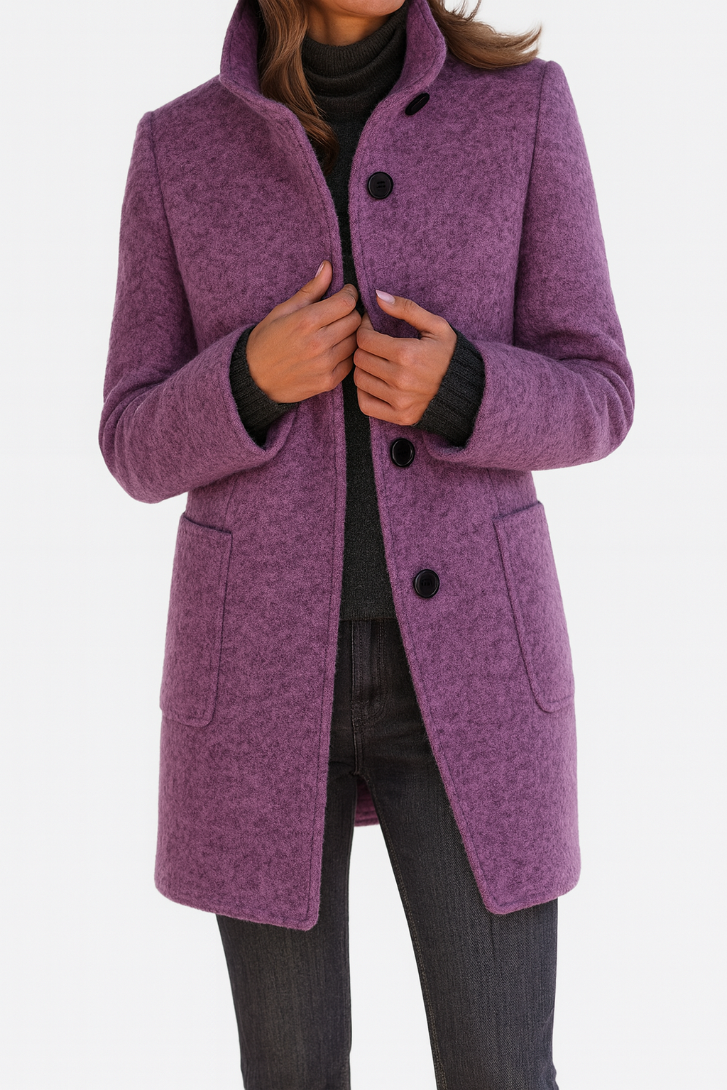 Tressa | Classic High-Collar Coat