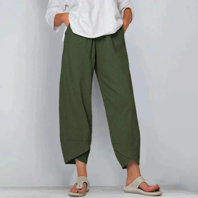 TRIZA / Casual Relaxed Fit Trousers