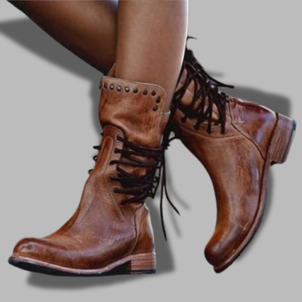 Teresa | Rustic Vintage Lether Boots