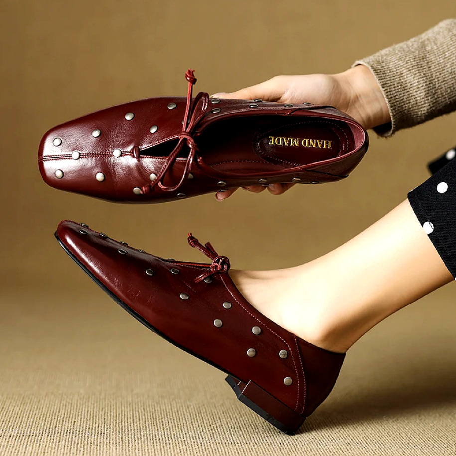 Muriel | Chic Studded Loafers