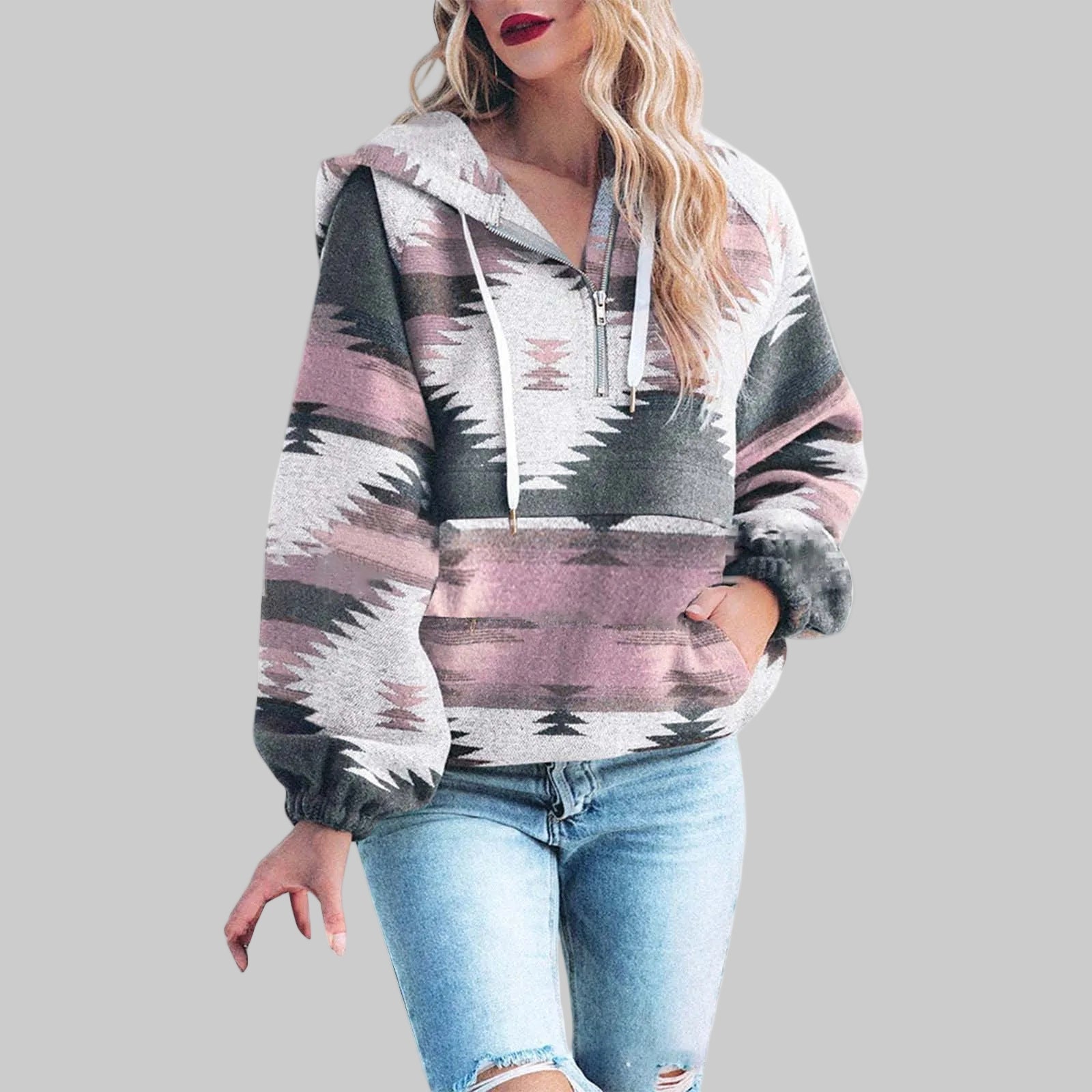 Quirina |  Elegant Hoodie Sweatshirt