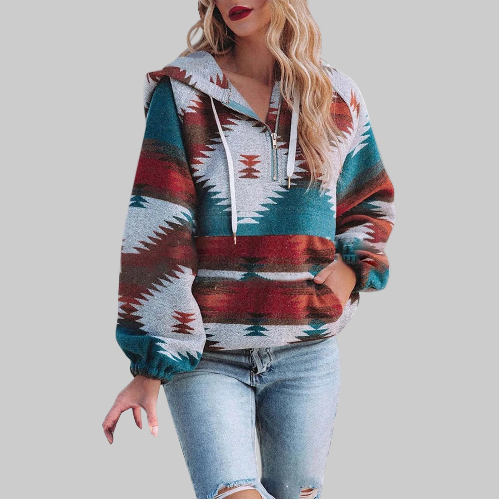 Quirina |  Elegant Hoodie Sweatshirt