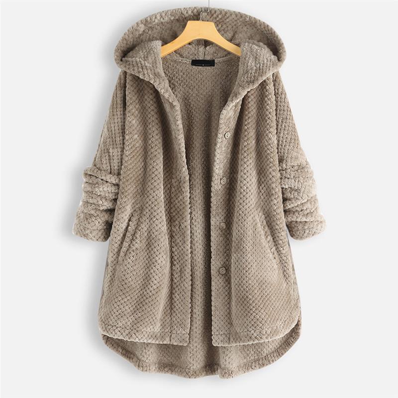 Phoebe | Hooded Double-Faced Fleece Coat