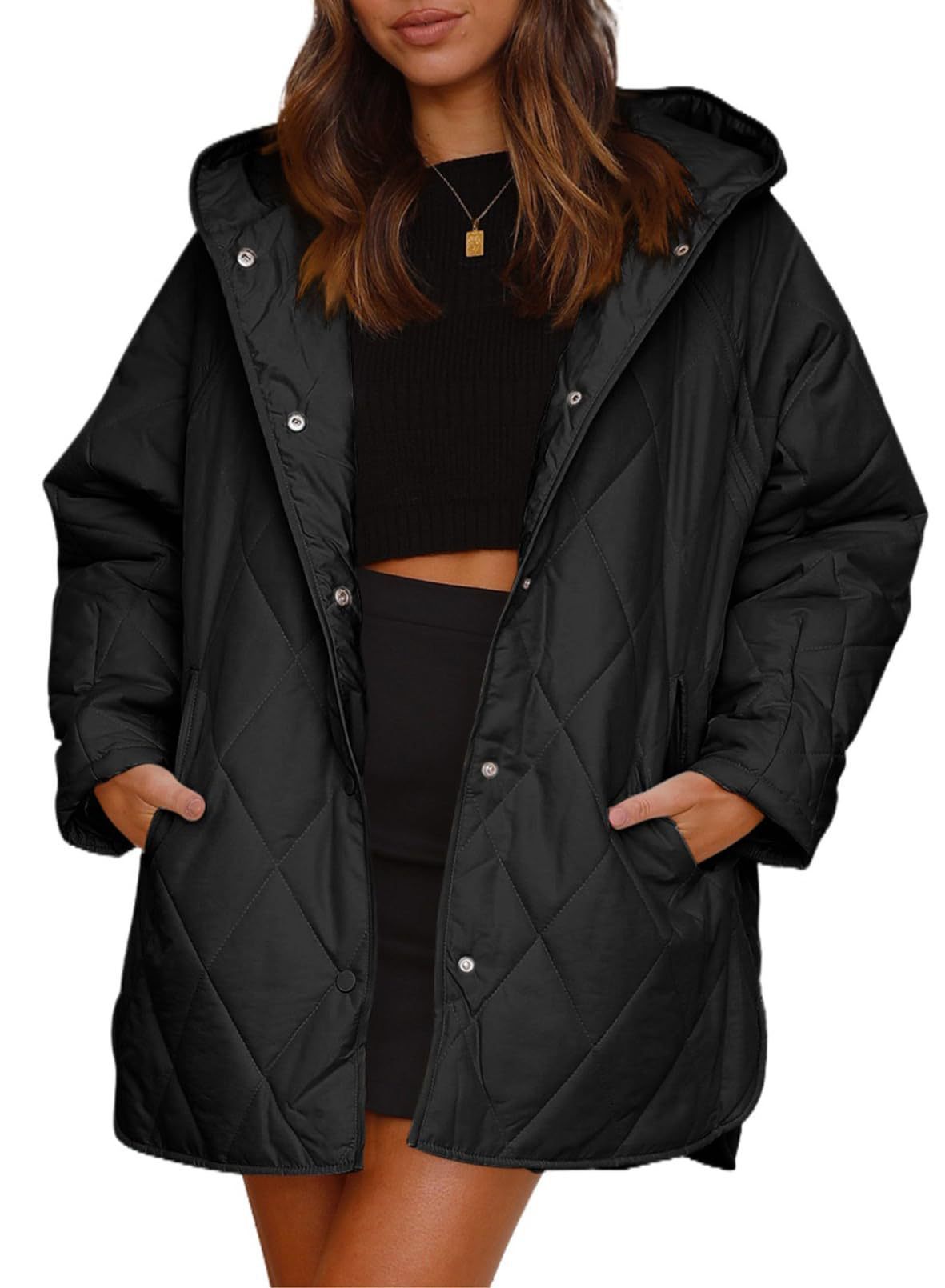 Panthea | Stylish Hooded Coat