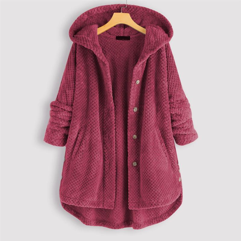 Phoebe | Hooded Double-Faced Fleece Coat