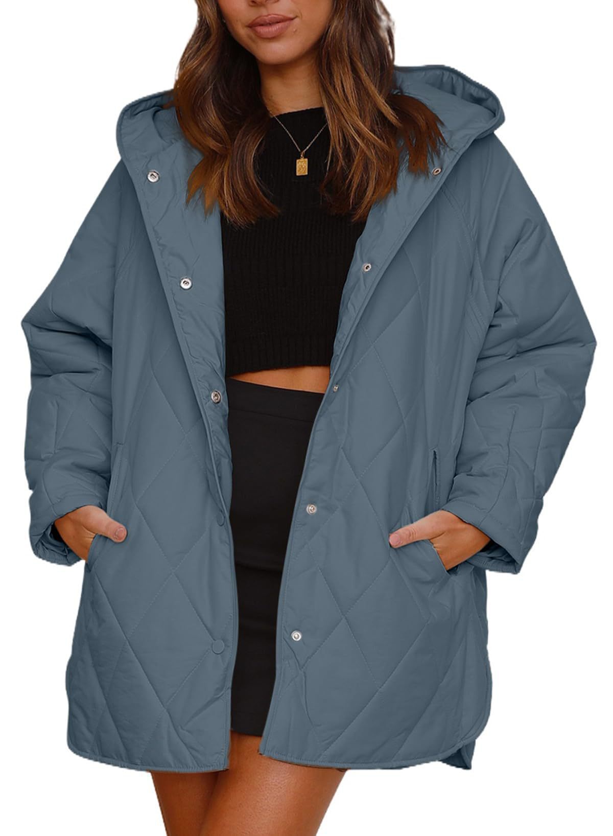 Panthea | Stylish Hooded Coat