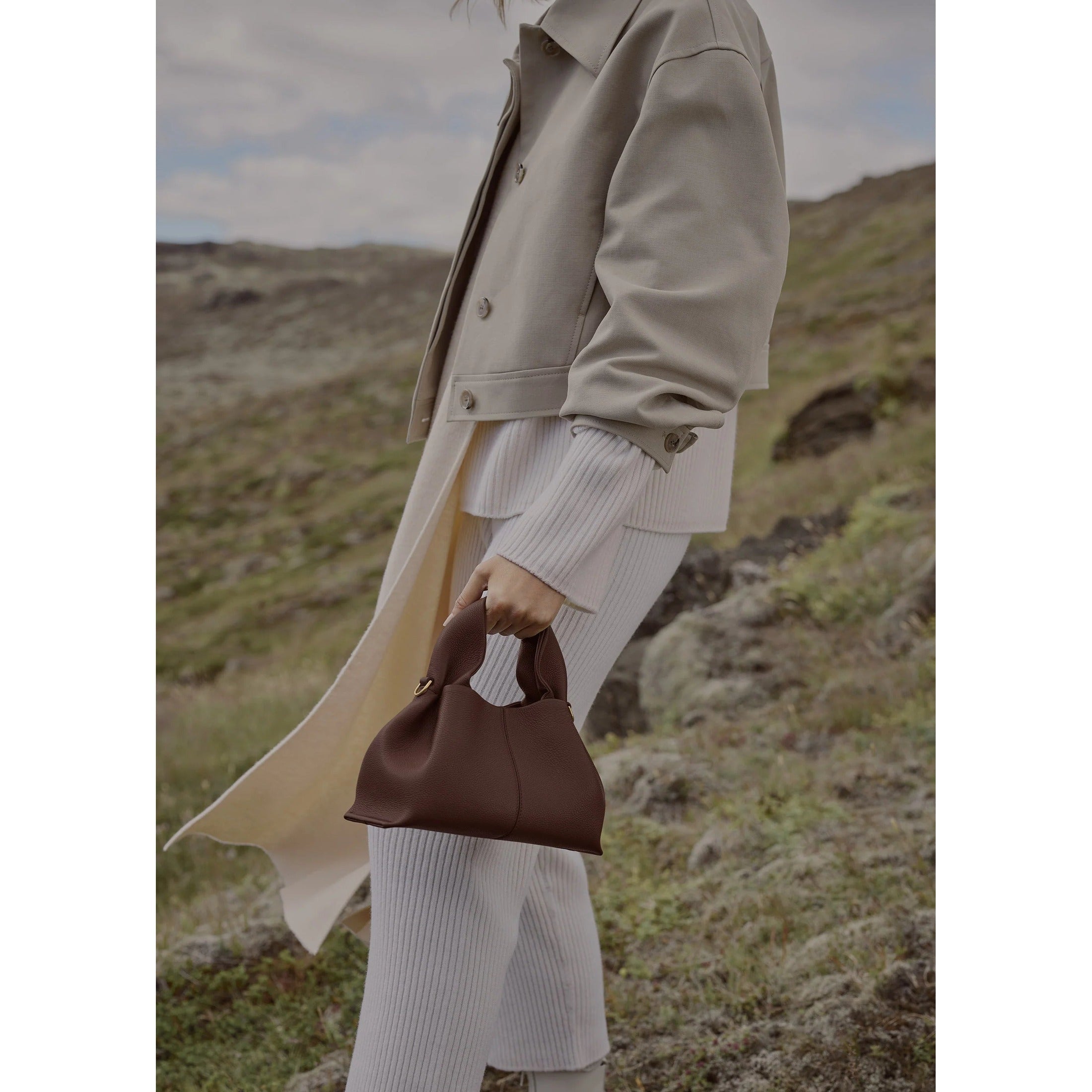 Primrose | Soft Leather Bag with Unique Silhouette
