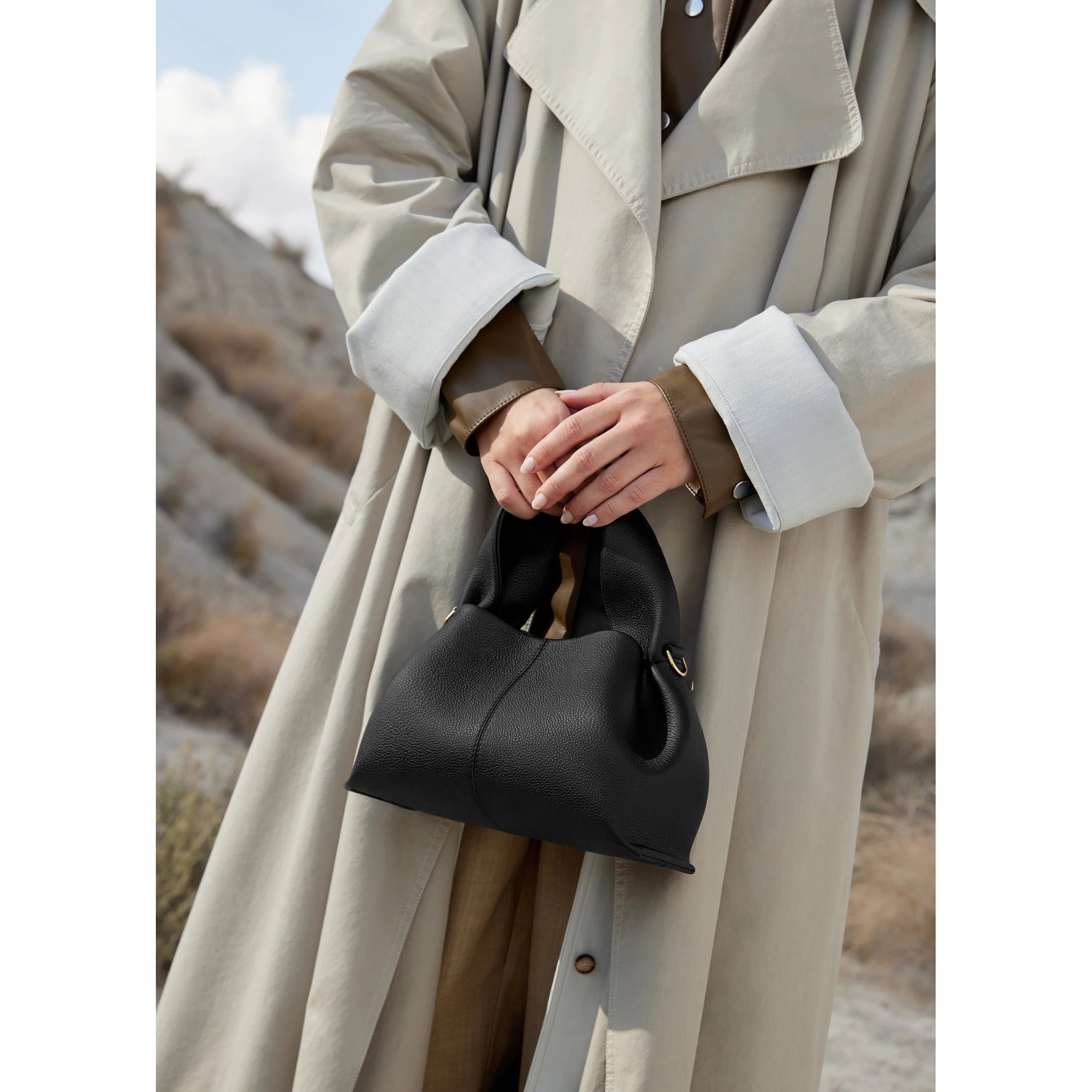 Primrose | Soft Leather Bag with Unique Silhouette