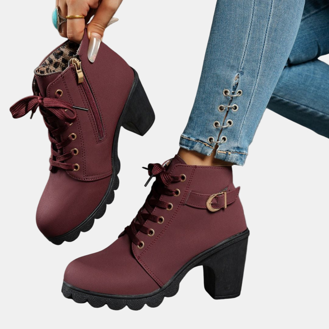 Jessica | Casual Heeled Ankle Boots