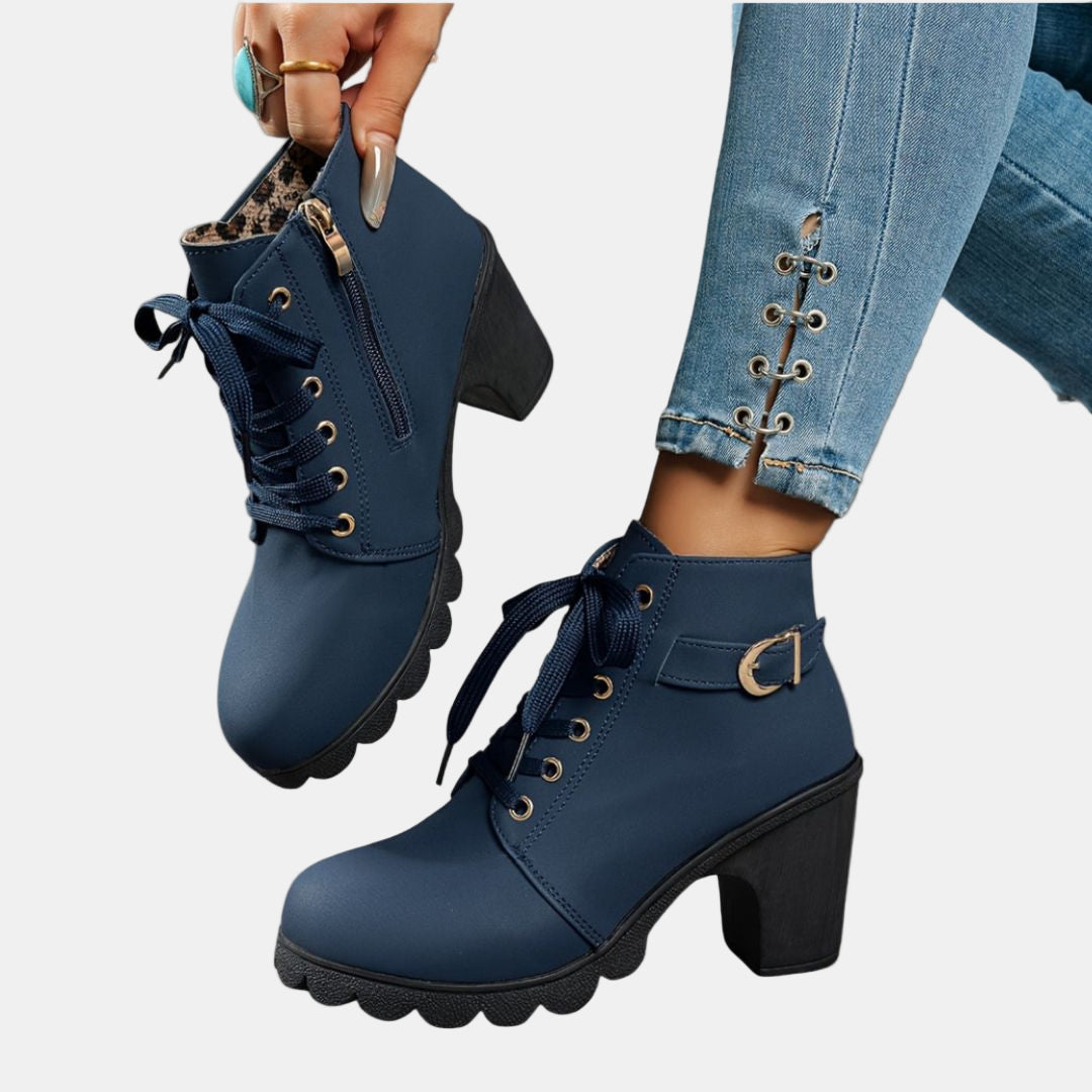 Jessica | Casual Heeled Ankle Boots