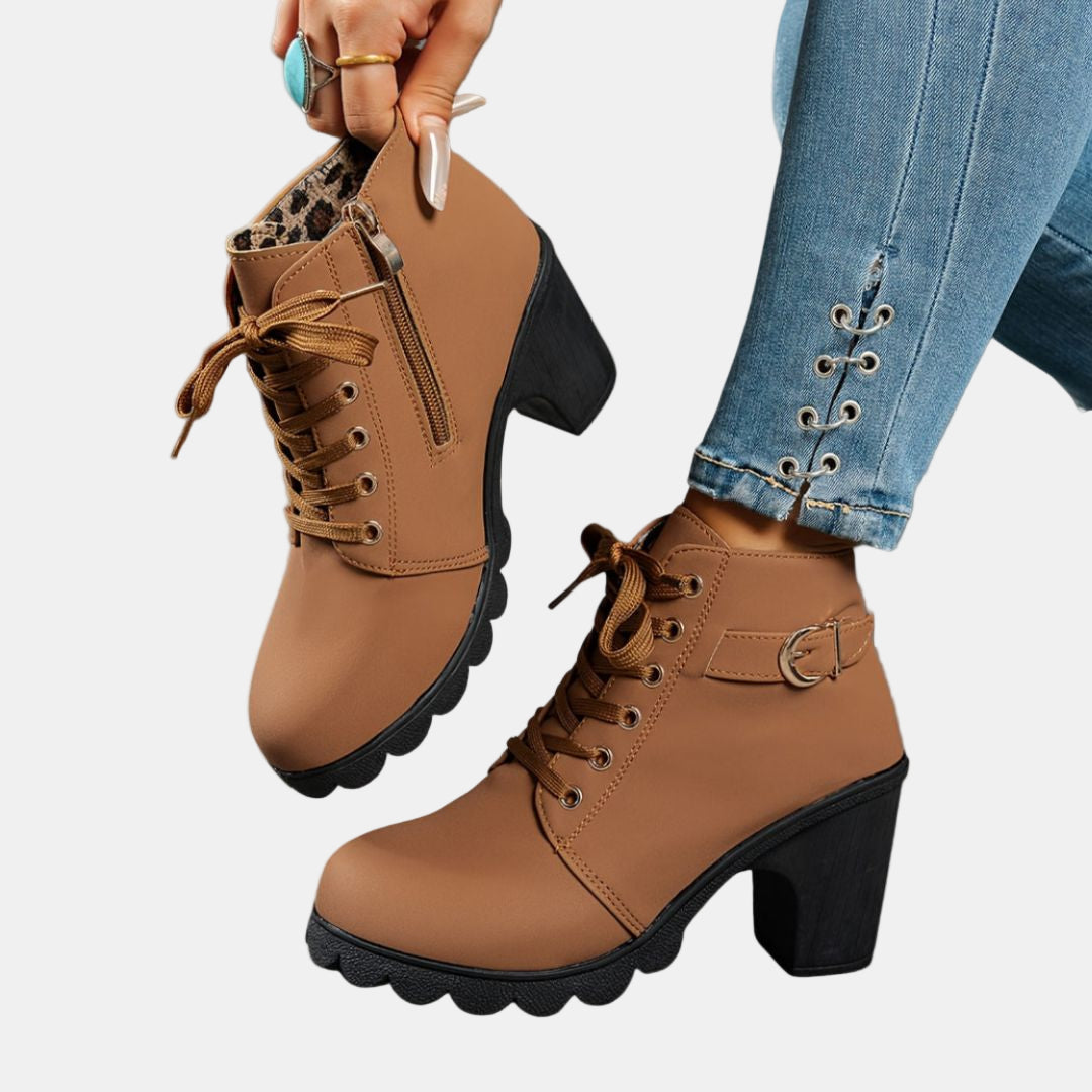 Jessica | Casual Heeled Ankle Boots