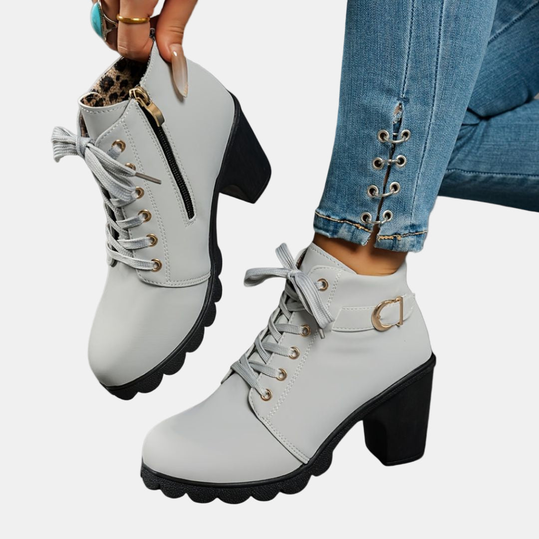 Jessica | Casual Heeled Ankle Boots