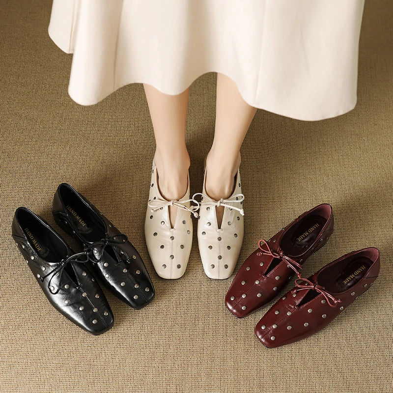 Muriel | Chic Studded Loafers